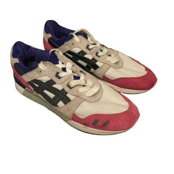 Asics Womens Gel-Lyte III Multicolor H301N Lace Up Sneakers Shoes Size 7 - Picture 2 of 11